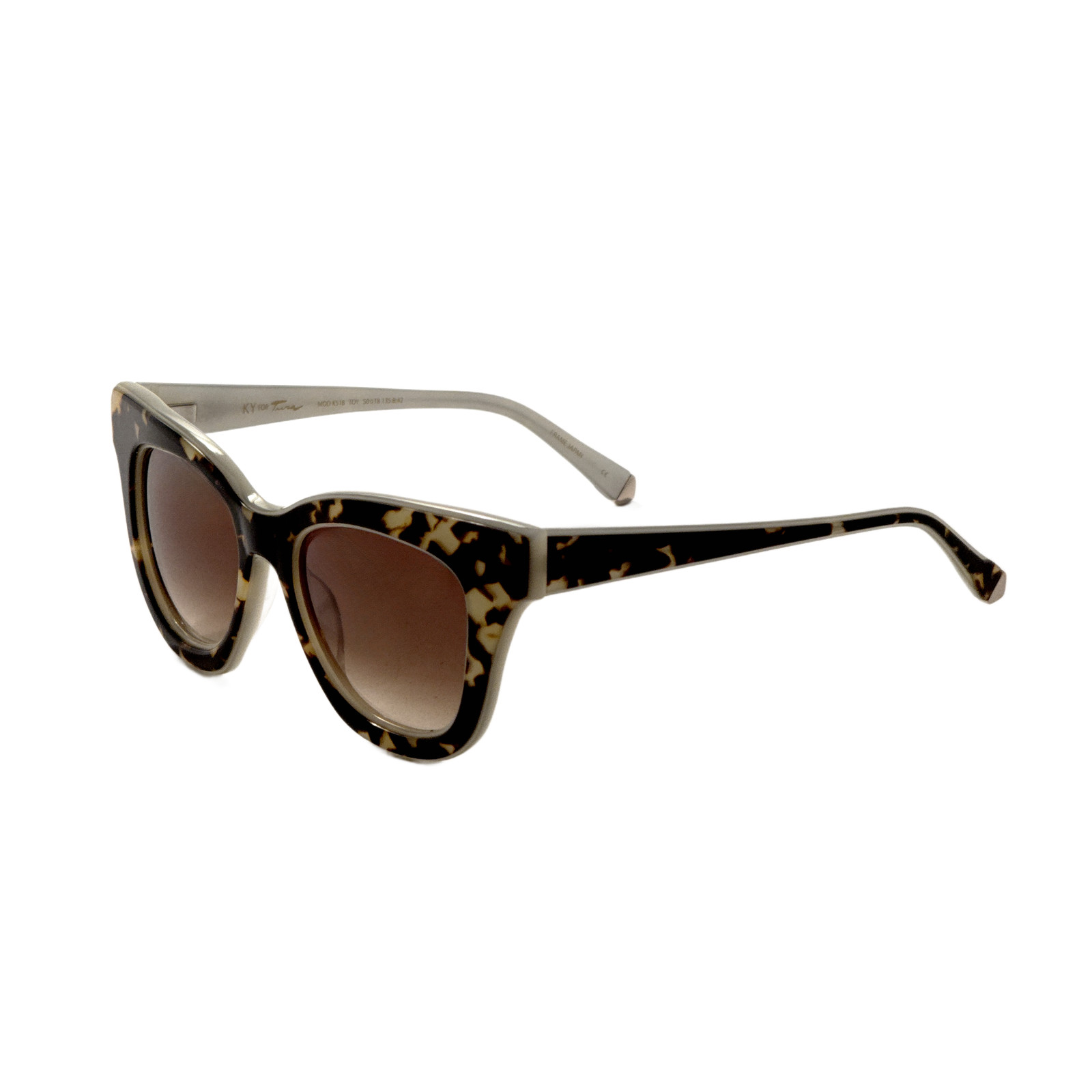 Kate Young Candy Womens 50mm Tokyo Tortoise Sunglasses K518-TOY-50 8390₽