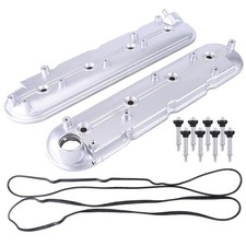 Set of 2 12570427 12582224 Left Right Engine Valve Cover w/Gaskets Bolts fo...