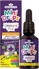 Mini Drops Immune Plus for Kids 50ml Immune Support with Zinc and Vitamin C