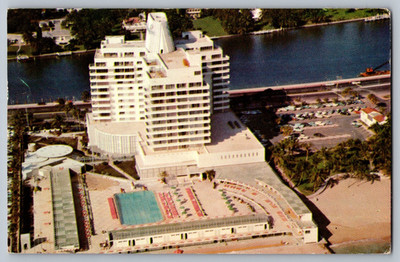 Eden Roc Hotel Miami Florida Postcard