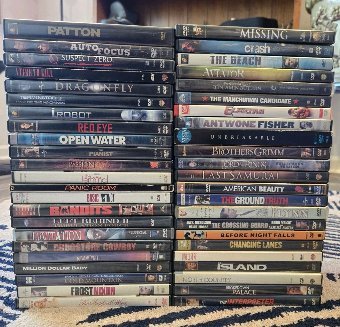 46 Drama & Thriller DVDs - Bulk Assorted Vintage Suspense Movies  