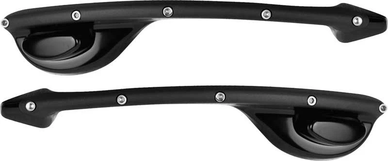 1967-69 Camaro / Firebird Two Piece Black Billet Outer Door Handles with Black - Image 2 of 4