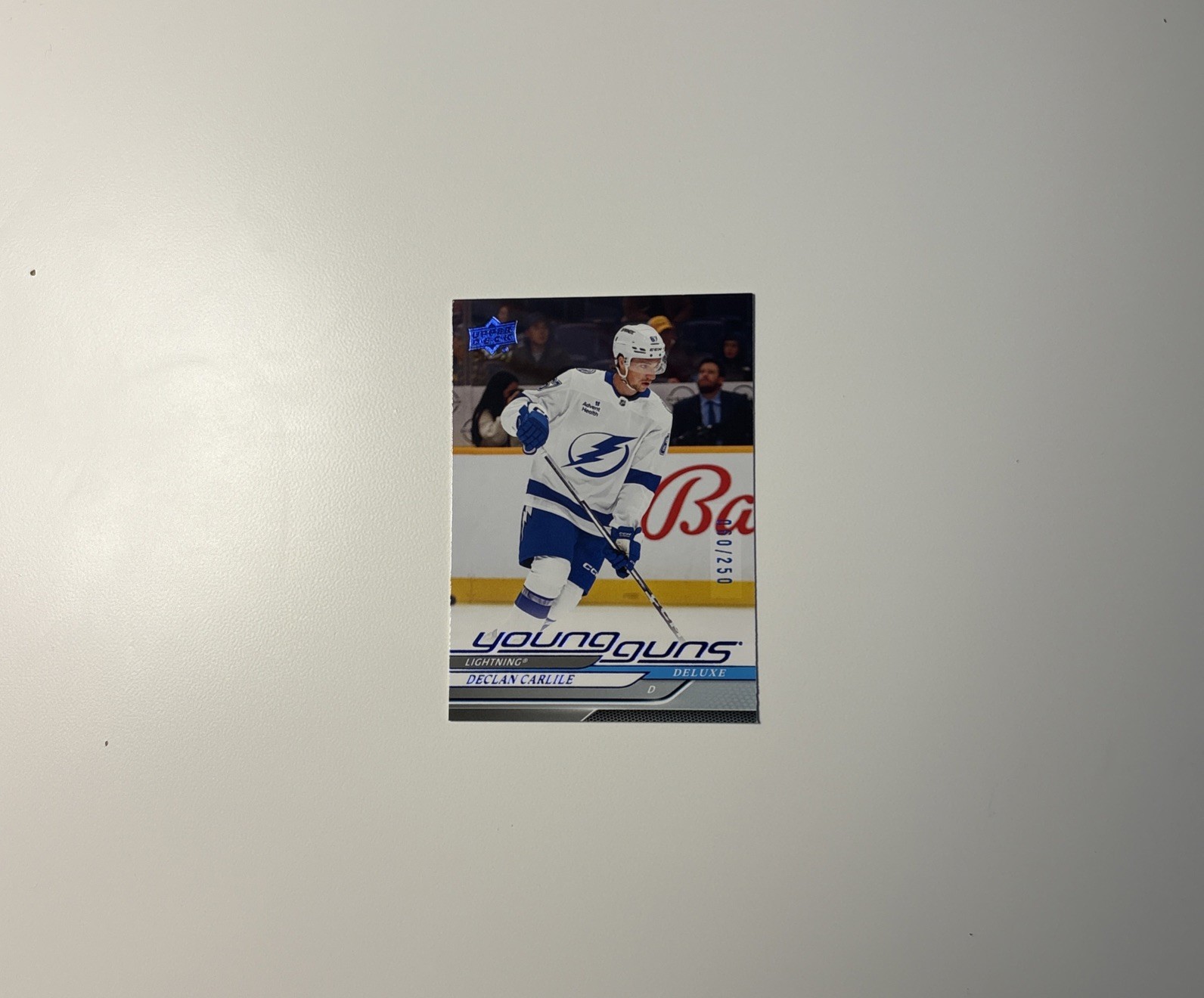 2024-25 Upper Deck Series 2 Hockey - Deluxe /250 Young Guns Declan Carlile #467