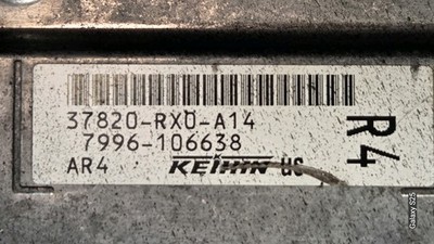 2013 13 Honda Civic Engine Control Computer Module Unit ECU ECM 37820-RX0-A14