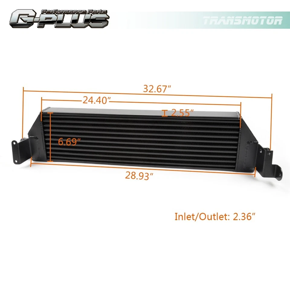 Ajuste para Volkswagen Golf R GTI MK7 actualización doble intercooler + kit de manguera negro Foto 2 de 4