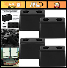 Heavy Duty Rubber Dock Bumper Pads 2 Pcs - 6"x3"x3.15" Marine Protection