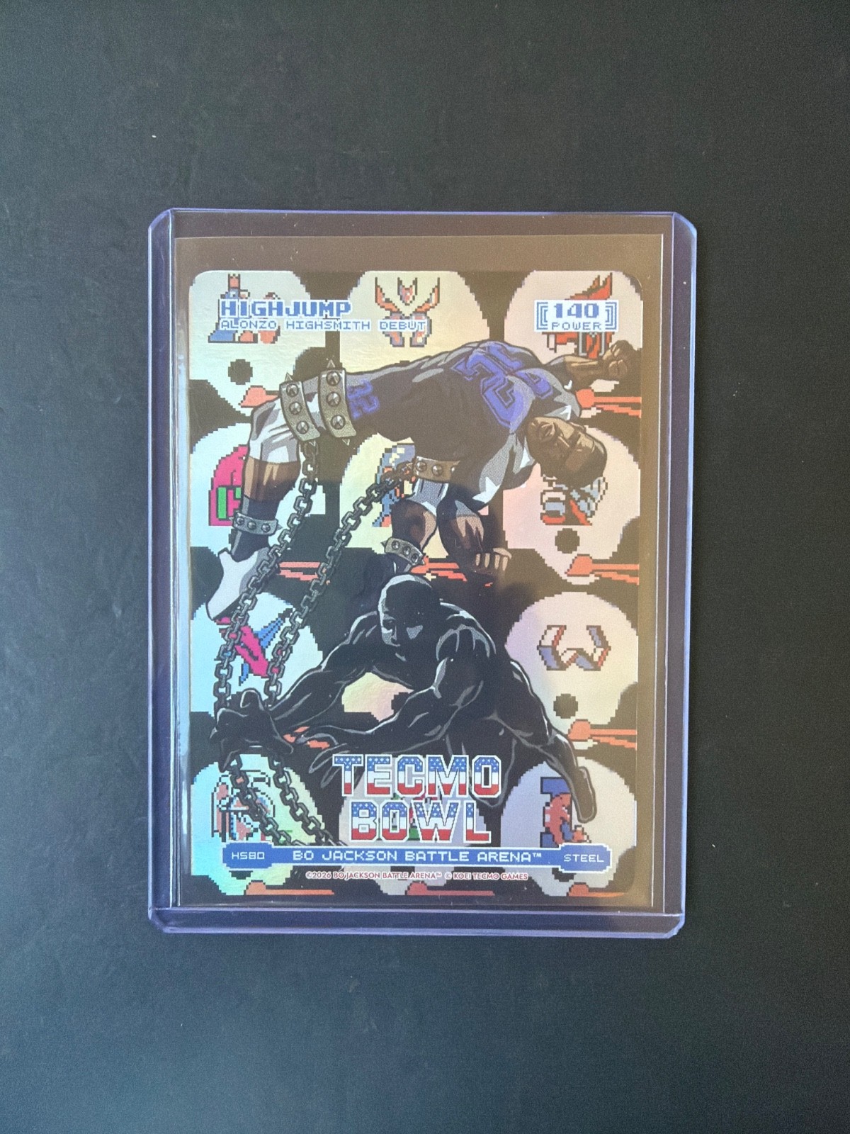 High Jump Alonzo Highsmith Tecmo Bowl Bo Jackson Battle Arena Helmet 140 H580
