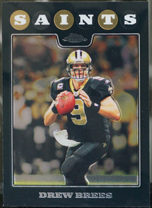 2008 Topps Chrome - Refractors Football Drew Brees #TC1 EX
