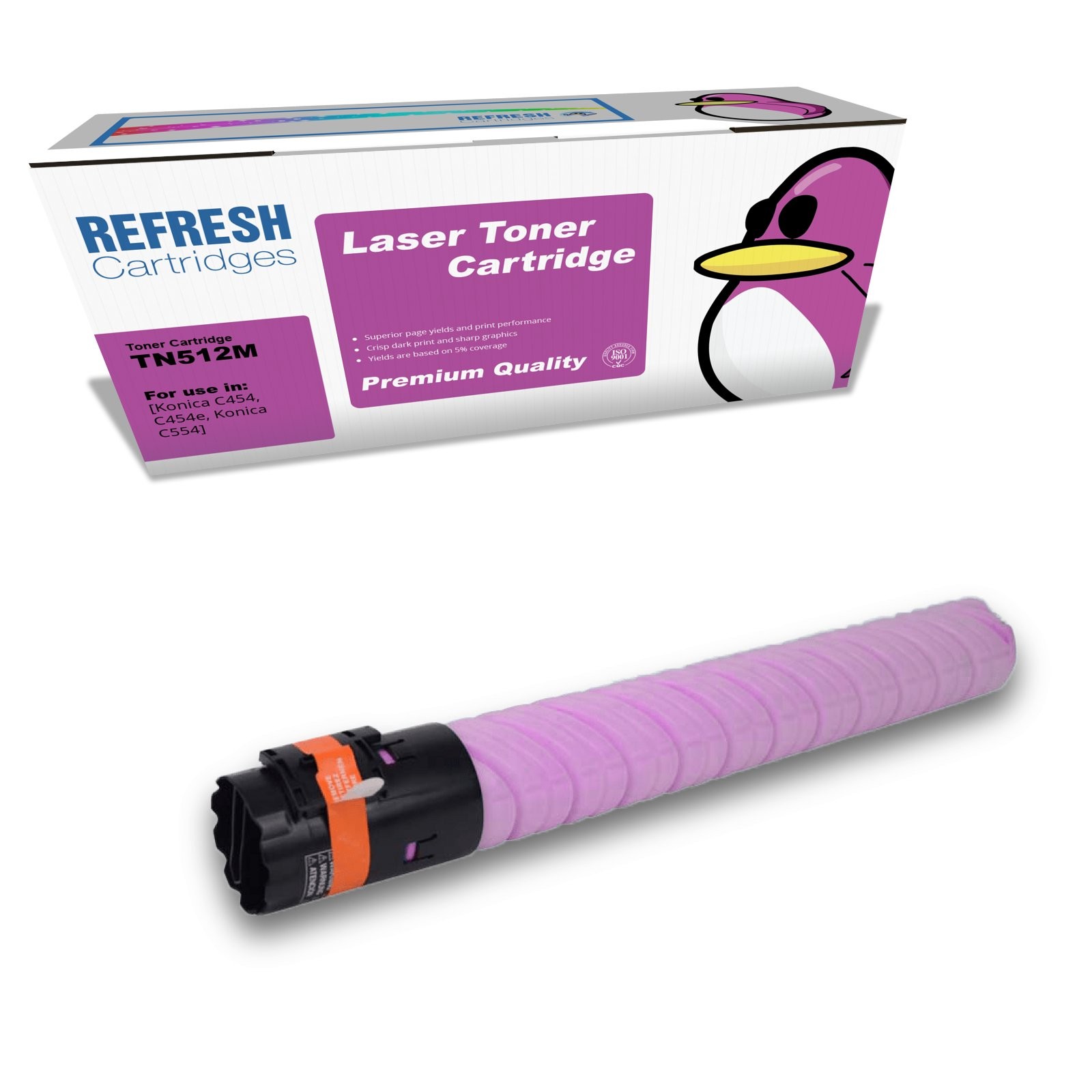 Refresh Cartridges Magenta A33K352 Toner Compatible With Konica Minolta Printers