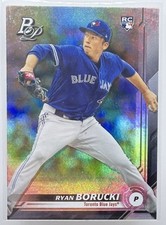 2019 Ryan Borucki #17 Bowman Platinum Rookie RC Toronto Blue Jays MLB Card. rookie card picture