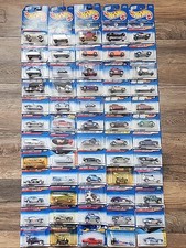 Hot Wheels 1990s - 2000's Lot Of 60 New Cars, Mainline, First Editions, Carded