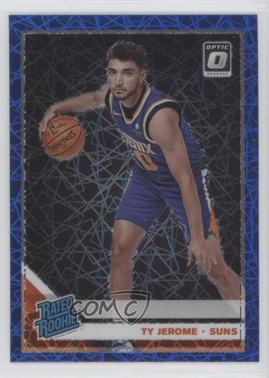 2019 Panini Donruss Optic Rated Rookie Blue Velocity Prizm Ty Jerome #167 0o6v
