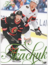 25-26 2025-26 Flair Brady Tkachuk GREEN FORECHECK #91-Senators 197/349