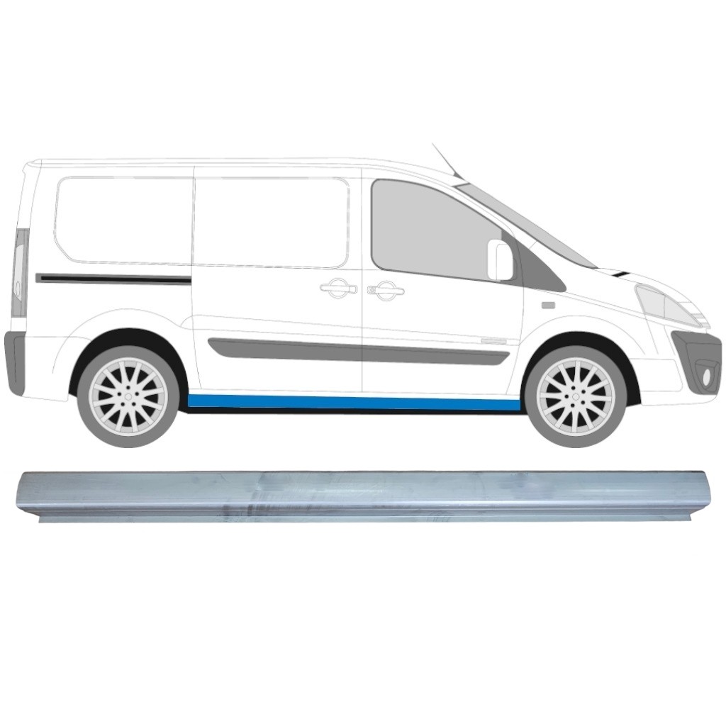 Sill repair panel for Citroen Jumpy 2007-2016 / Right