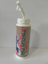 PAUL MITCHELL Special Edition Sports Water Bottle Vintage 1990s RARE Hair Style