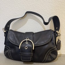 Coach H040-9247 SMALL Vintage Black Soho Y2K Leather Shoulder Bag