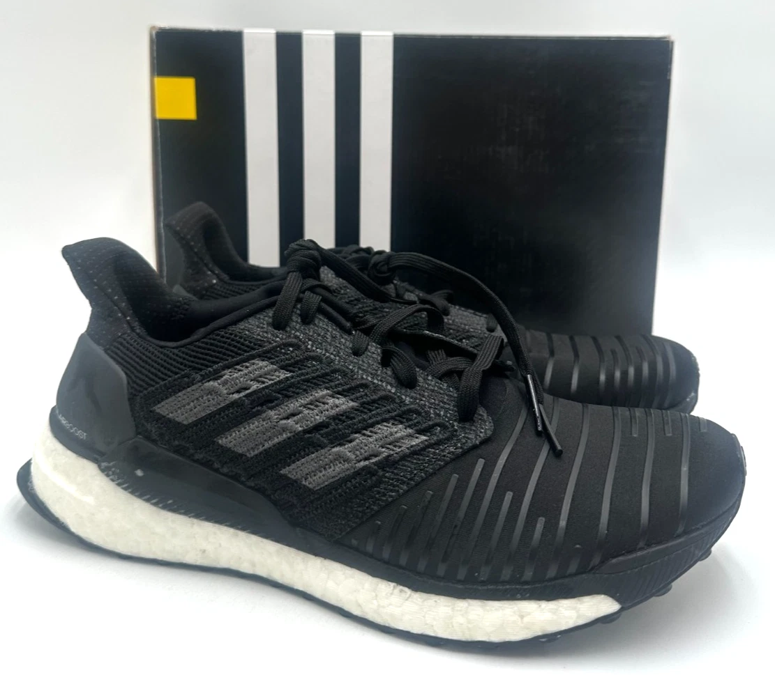 Adidas SOLAR BOOST NUOVE scarpa da corsa atletica uomo nero bianco taglia 8 5 US