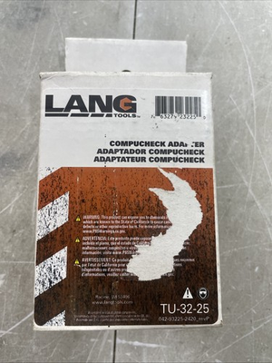 #ad Lang Tools TU 32 25 Diesel Fuel Pressure Adapt Compucheck tu3225 $84.11