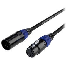 Blizzard Lighting 10' IP Rated 5-Pin XLR Male to XLR Female DMX Cool Cable