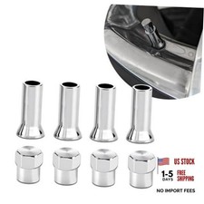 10 PCS Tire Valve Caps, Valve Stem Covers Chrome Plated Wheel Stem TR414AC