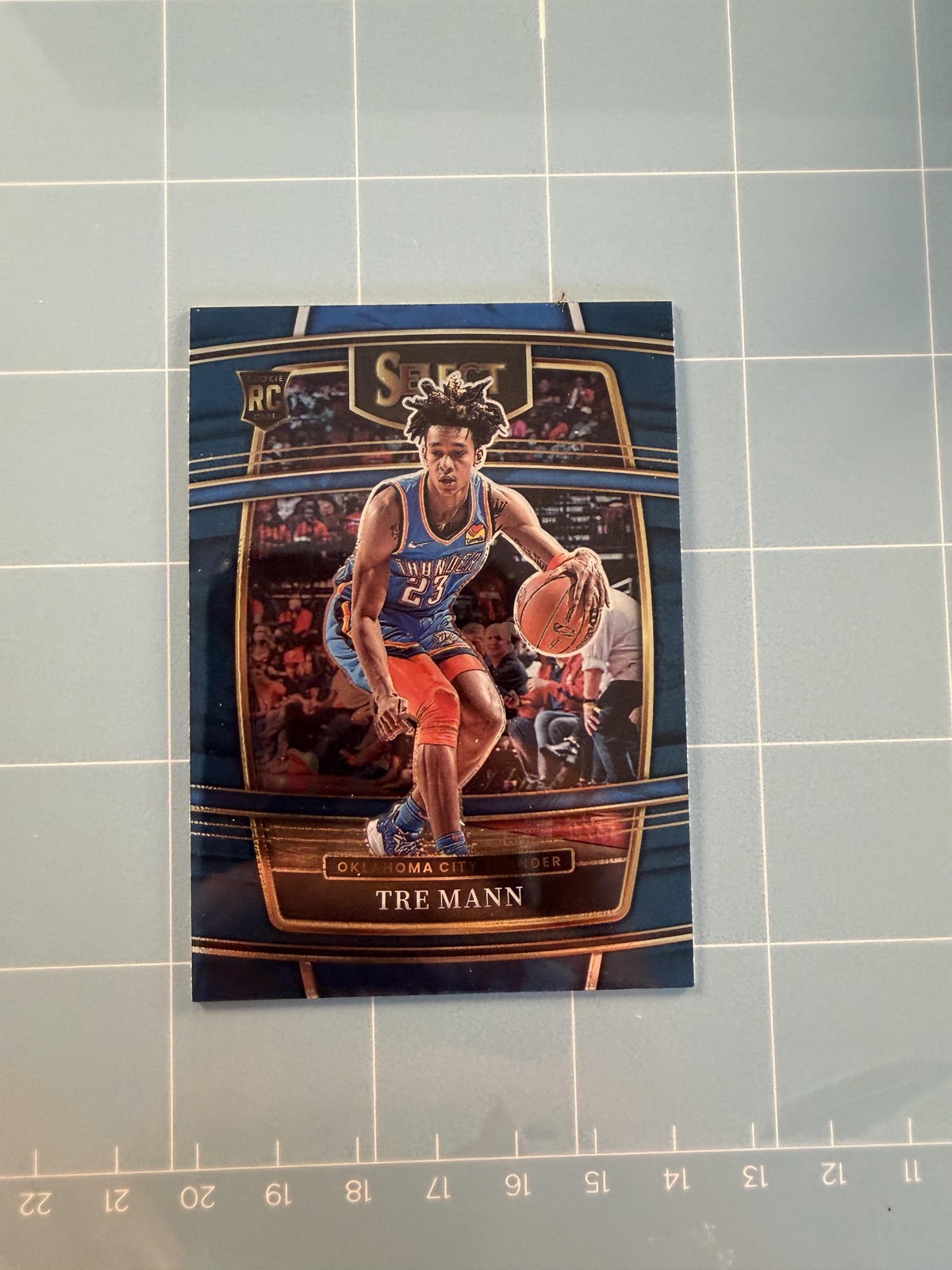2021-22 Panini Select #36 Tre Mann Blue (Retail Base)