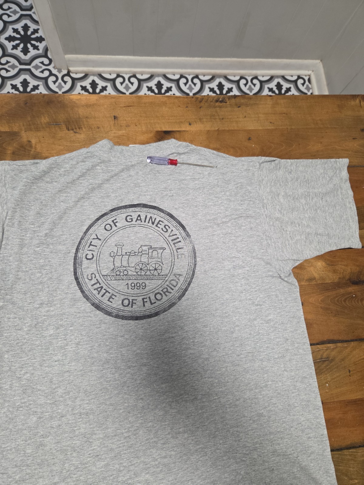 Vintage 1999 Hot Water Music Gainesville Florida Punk Shirt Size L FOTL image 10
