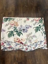 Waverly Valance Floral Peonies Hydrangea Roses Layered Scalloped Cottage FLAW