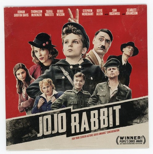 JoJo Rabbit DVD Roman Griffin Davis, Taika Waititi & Scarlett Johansson ...