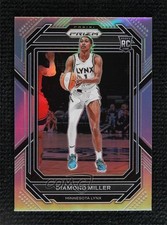 2023 Panini Prizm WNBA Silver Prizm Diamond Miller #134 Rookie RC 0b3