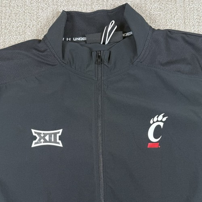 #ad #ad Under Armour Men’s Large Cincinnati Bearcats Black XII Big 12 Half Zip Pullover $32.33