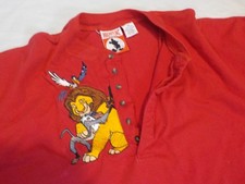 Vintage Disney Lion King Mickey Inc Disneyland Theme Park Long Sleeve Shirt 3XL