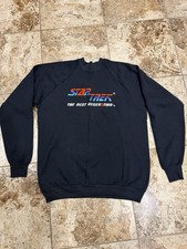 Vintage Star Trek The Next Generation Embroidered Sweatshirt XXL Rare Crew Neck