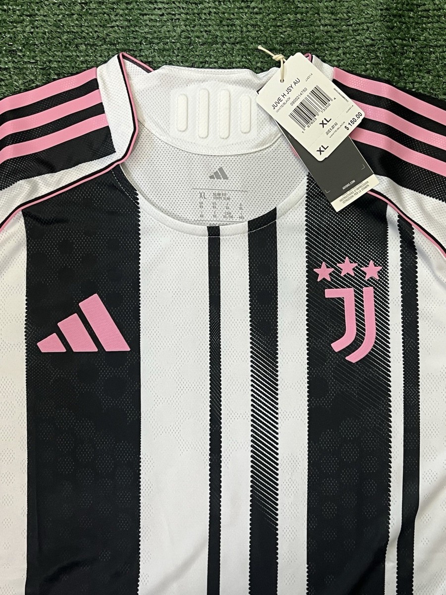 Adidas 25/26 Juventus Home Authentic Soccer Player Jersey Men's