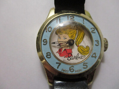 Vintage 1960s Barbie Mechanical Wind Watch Vintage 60s barbie - Gem main image 4