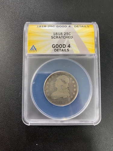 1818-P Capped Bust Quarter — photo from another recent sale