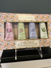 Crabtree Evelyn Hand Therapy SET of 4 .9oz ea RosewaterAlmondLavenderAvovado BN