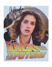 8x10 Back To The Future Print Signed by Claudia Wells 100% Authentic + COA