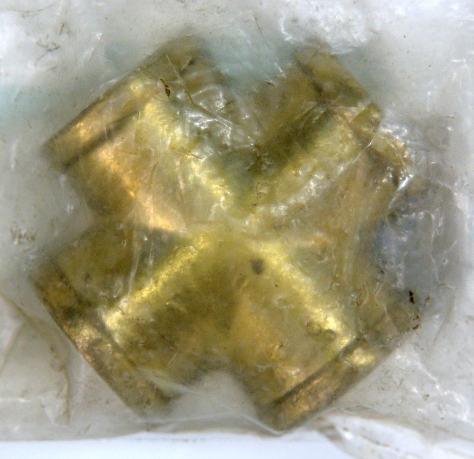 Edelmann 202800 Brass 4-Way Cross Fitting - 1/2" Female NPT 7475 - Image 2 of 4