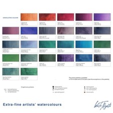 Granulating White Nights Artist Watercolors Whole Pan Tube St Petersburg Russia