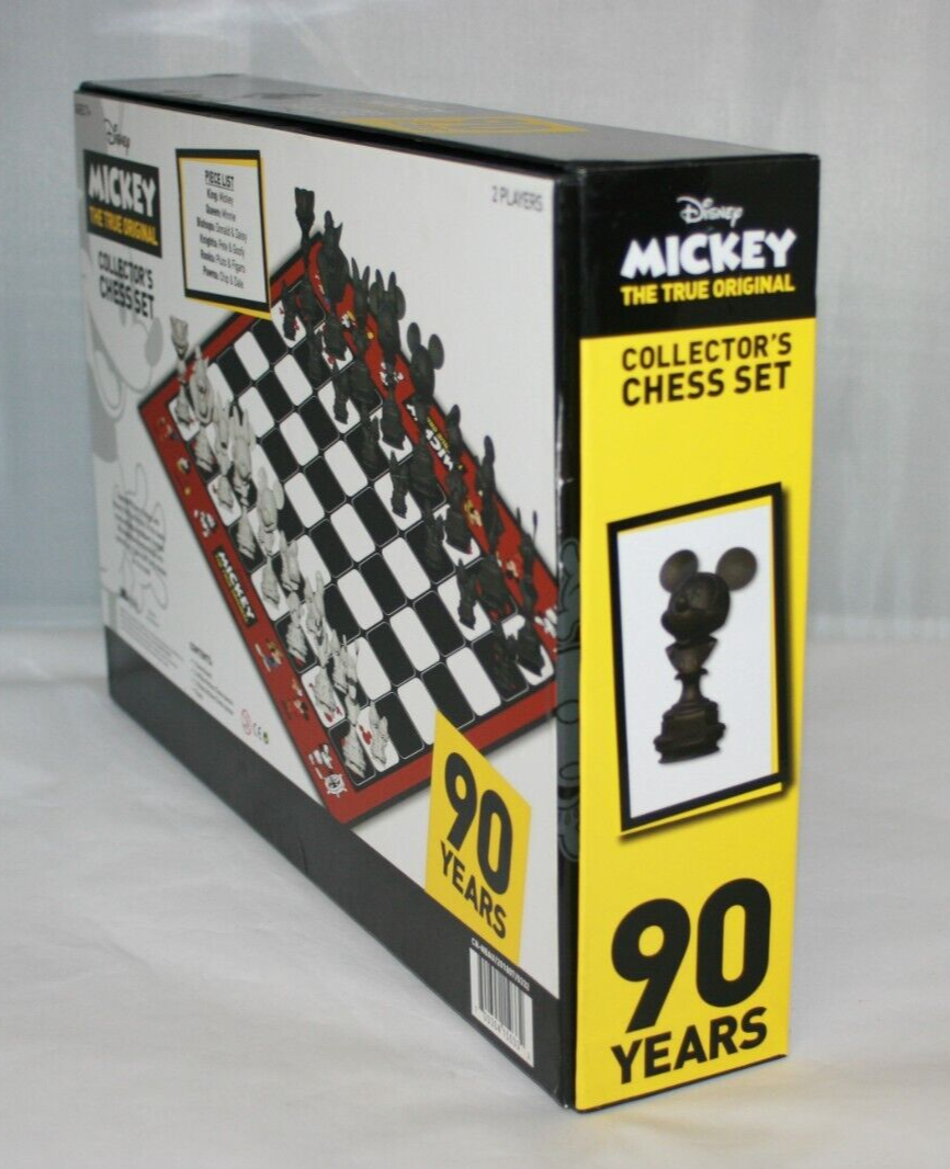 Disney Mickey Mouse The True Original Collector's Chess Set