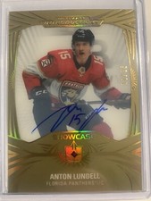 2021-22 Ultimate Introductions Showcase Gold Anton Lundell Auto Rookie 16/35 SP