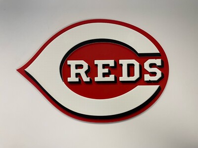 Reds | Custom 3D Printed Sign | Wall-Mounted Decor for Man Cave