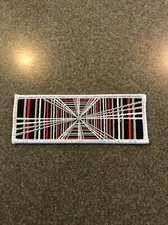 TESLA Model S 3 X Y Plaid Emblem Logo Patch Iron On Sew On OE Sized Tailgate