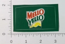Vintage Soda Pop Vending Machine Coca-Cola Co Mello Yello Sticker Decal
