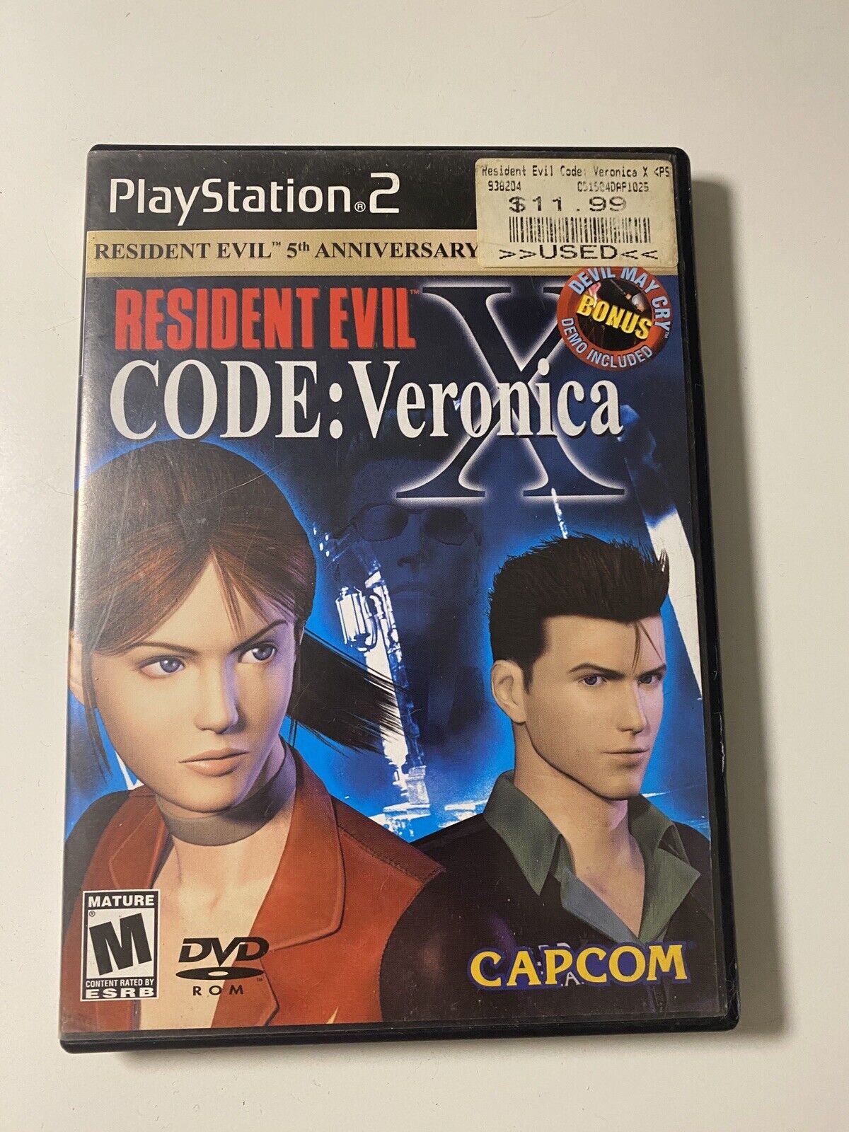 Resident Evil Code Veronica X - PS2 Playstation 2 (Used)