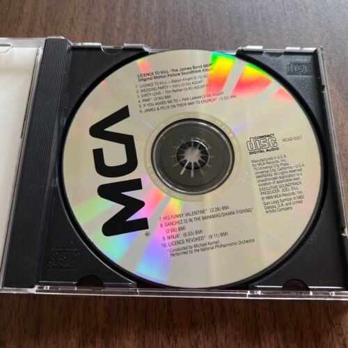 James Bond 007: Licence To Kill: (CD 1989) Original Motion Picture Soundtrack - Picture 11 of 12