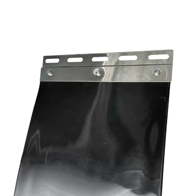 AIRTECH-UK PVC Door strip curtain Opaque Black replacement strip 2mm x 200mm x 2M Long
