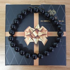 Natural Black Obsidian Bracelet 8mm Beads &ndash; Grounding and Protection