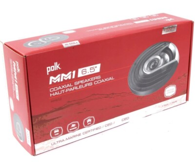 Polk Audio MM652 6-1/2'' 300 Watt 2-way Marine IP56 Certified Speakers Brand New