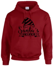 SANTA'S HELPER HOODIE CHRISTMAS HOODIE WINTER UNISEX